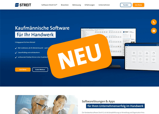 Neue Website Streit Datentechnik GmbH